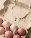 Easter Agate Egg Necklace