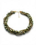 Olive Pearl Choker