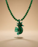 Emerald Tide Seahorse Necklace