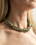 Olive Pearl Choker