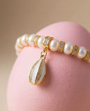 Easter Pearl Egg Necklace
