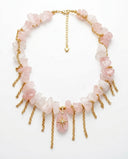 Celestial Blush Quartz Necklace