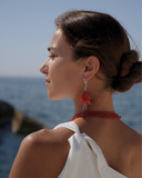 Scarlet Bloom Earrings