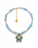 Blue Bloom Choker