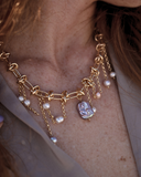 My Rock & Pearl in Gold