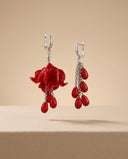 Scarlet Bloom Earrings