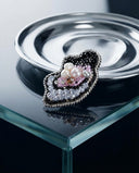 Black Oyster Pearl Brooch
