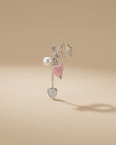 Candy Heart Chain Ring