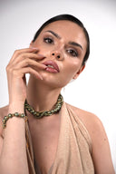 Olive Pearl Choker