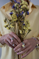 Candy Heart Chain Ring