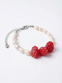 Raspberry Pearl Bracelet