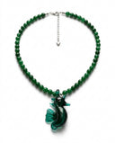 Emerald Tide Seahorse Necklace