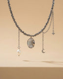 Celestial Orbit Hematite Necklace