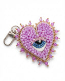 Mystic Eye Heart Keychain