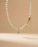Easter Agate Egg Necklace