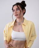 Blue Bloom Choker