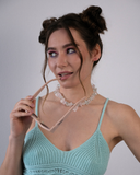 Frosted Candy Quartz Necklace
