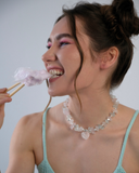 Frosted Candy Quartz Necklace