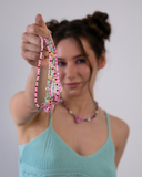 Cherry Kitty Beaded Necklace